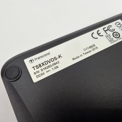 Transcend TS8XDVDS-K Slim External USB DVD±RW Drive Black