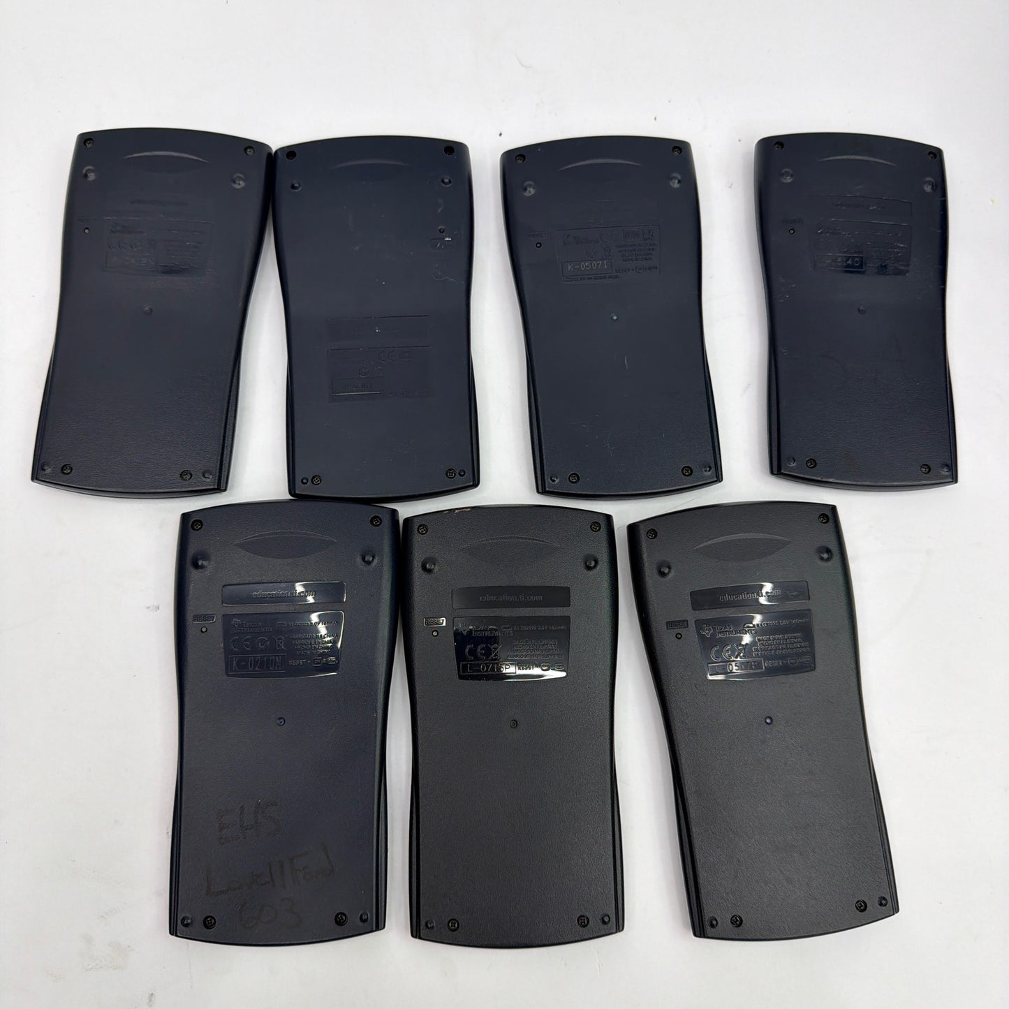 Lot of 7 Texas Instruments TI-30X IIS Scientific Calculators Tested