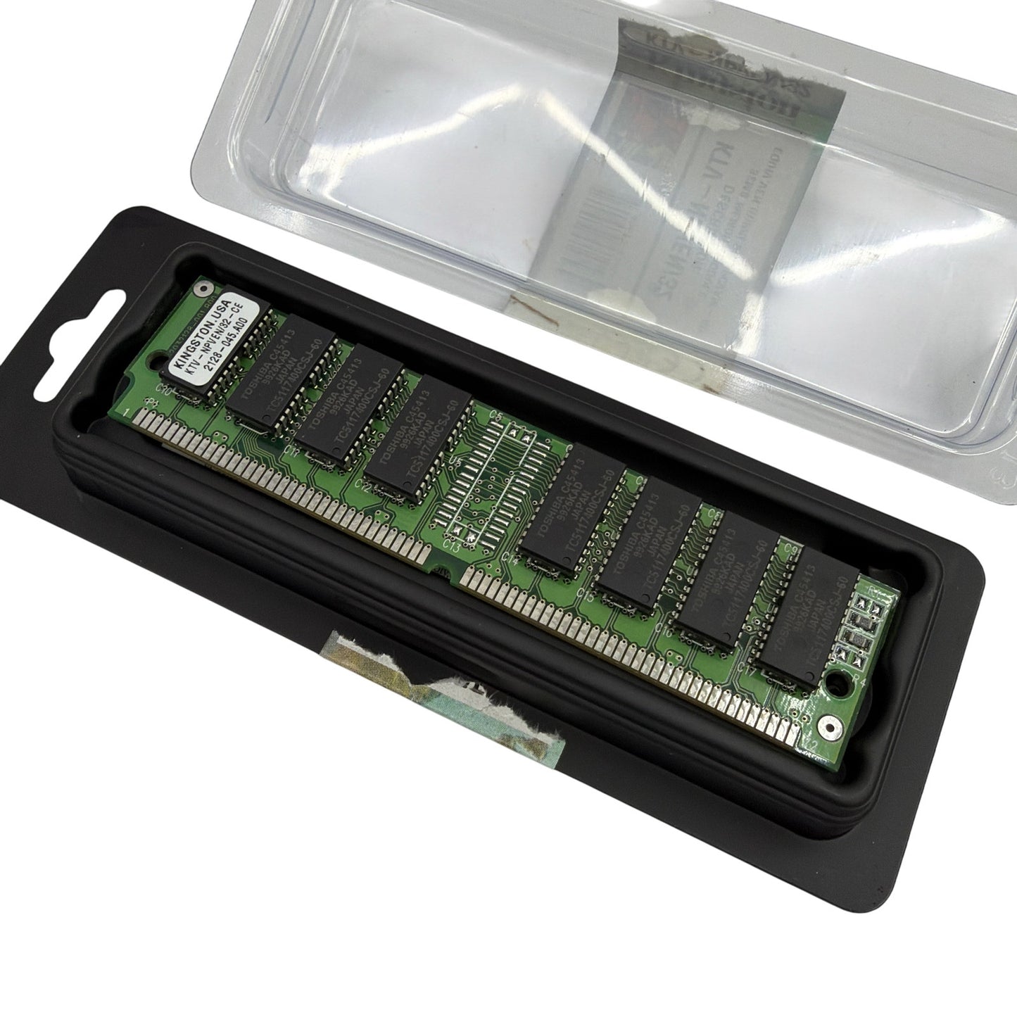 Lot of 2 Kingston KTV-NPVEN/32 32MB 72‑Pin SIMM Memory Modules (One Opened)