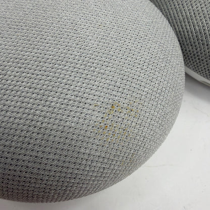 Lot of 4 Google Home Mini Smart Speakers Mixed Models Micro-USB and Barrel Power