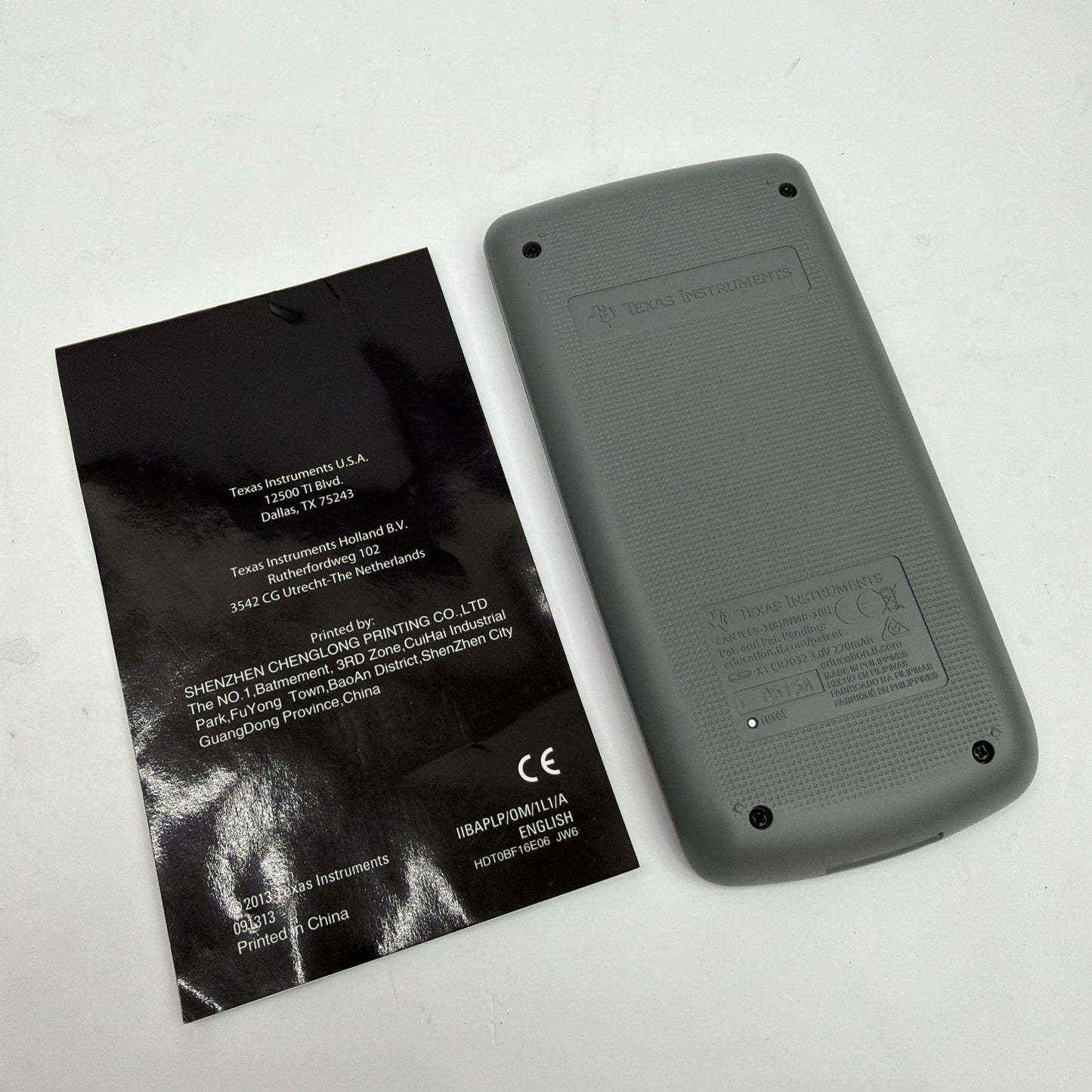 Texas Instruments BA II Plus Business Analyst Calculator with Manual