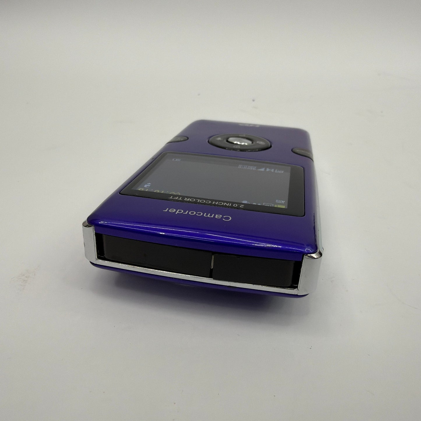 Vivitar DVR 880HD Pocket HD Camcorder Purple Tested Working w/ 2GB microSD