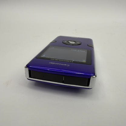 Vivitar DVR 880HD Pocket HD Camcorder Purple Tested Working w/ 2GB microSD