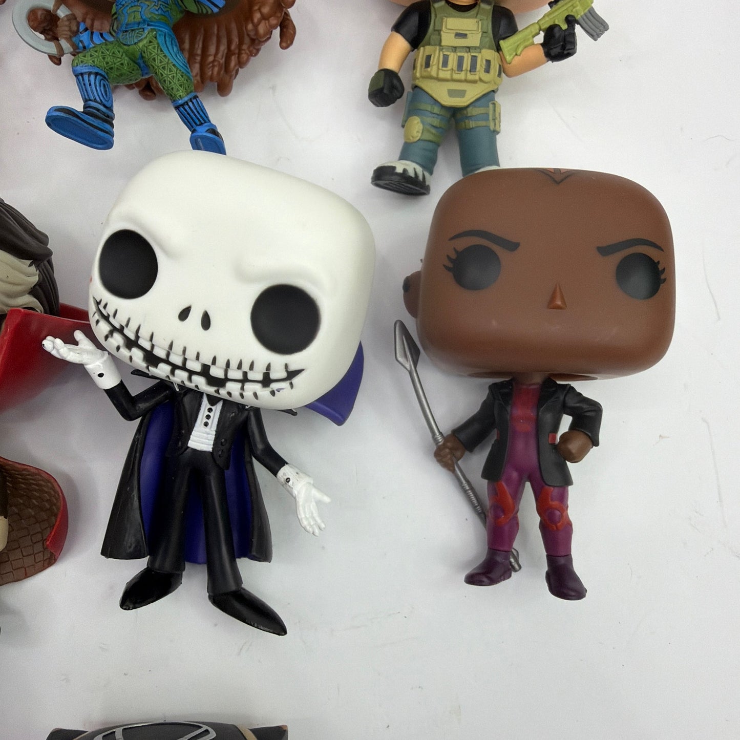 Funko Pop Vinyl Figure Lot of 10 Marvel DC Disney Mixed Loose No Boxes
