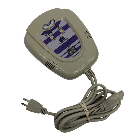 MediCrystal Amethyst Mat Pro Auto Controller Replacement Unit Beige Purple