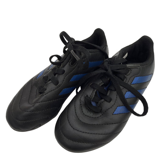 Adidas Kids Firm Ground Soccer Cleats Black/Blue Size 11K