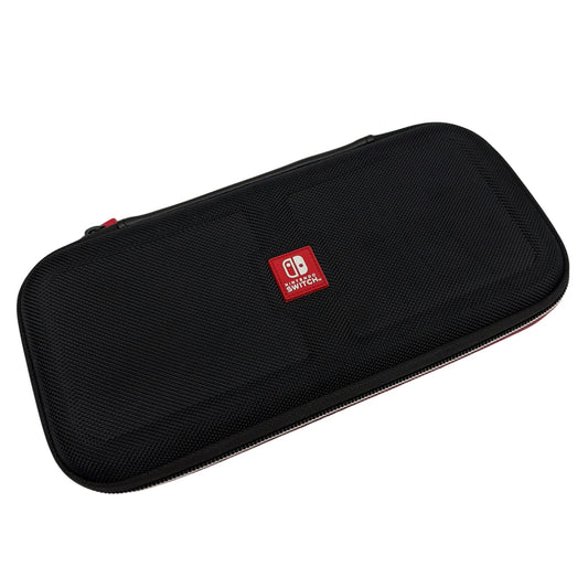 Nintendo Switch Official Carrying Case Black with Red Zipper Pull