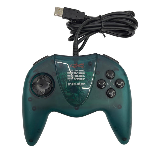 Logic3 USB Intruder Wired PC Gamepad Controller – Translucent Green