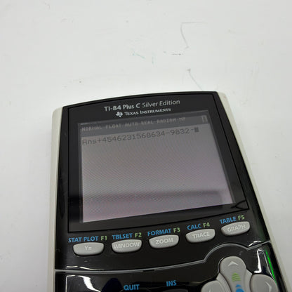 Texas Instruments TI-84 Plus C Silver Edition Graphing Calculator with Cover