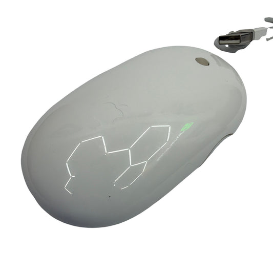 Apple Mighty Mouse A1152 Wired USB Optical Mouse White