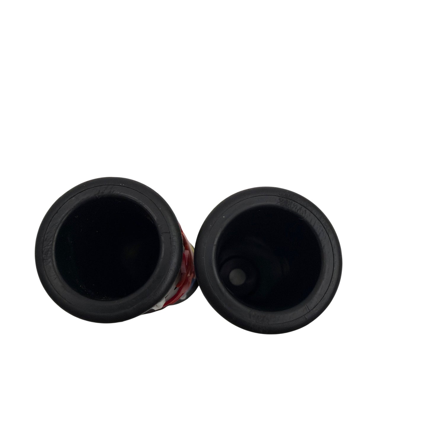 Sun & Moon Zodiac Rubber Handlebar Grips (Pair) – 5 in, Black/Multicolor