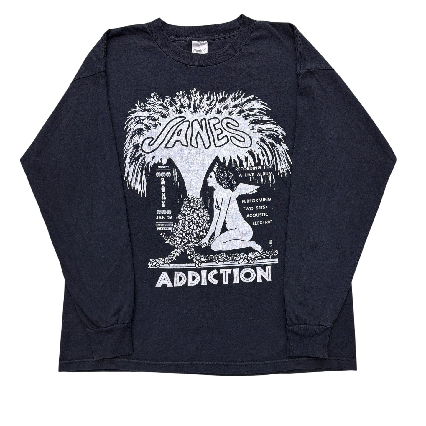 Jane’s Addiction I-itz M’my Party Tour 1997 Graphic Long Sleeve Shirt XL
