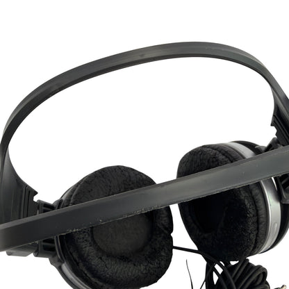 Sony MDR-XD100 Wired Stereo Headphones Black/Silver Tested Working Needs Ear Pad