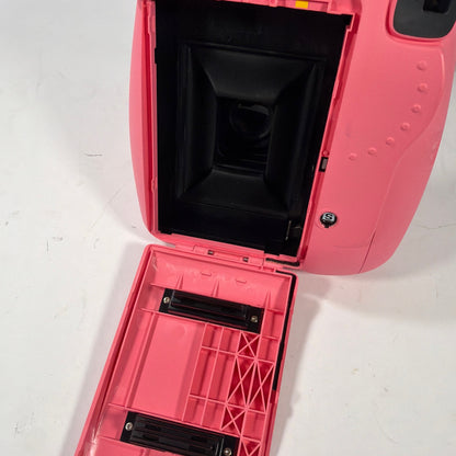 Fujifilm Instax Mini 9 Instant Film Camera Flamingo Pink Tested Working Missing