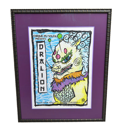 Cirque du Soleil Dralion Signed Limited Edition Print Framed 27x33