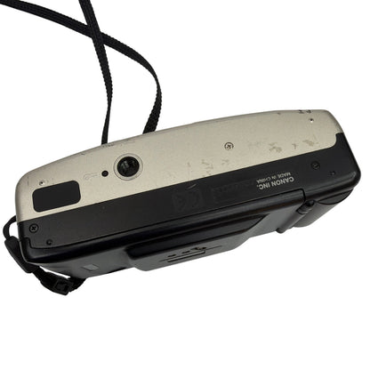 Canon Sure Shot 85 Zoom 35mm Film Point & Shoot Camera Silver Black For Parts