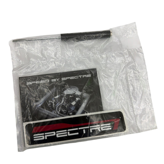 Spectre Performance Speed By Spectre Logo Badge/Decal w/ Instructions & Tool