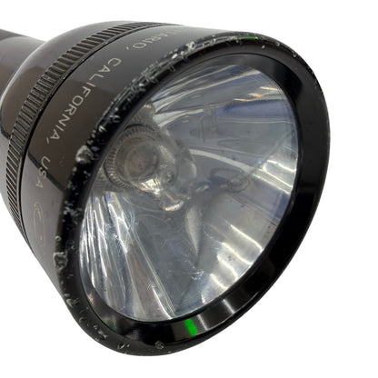 Mag-Lite 4D Cell Black Aluminum Flashlight Tested Working Made in USA