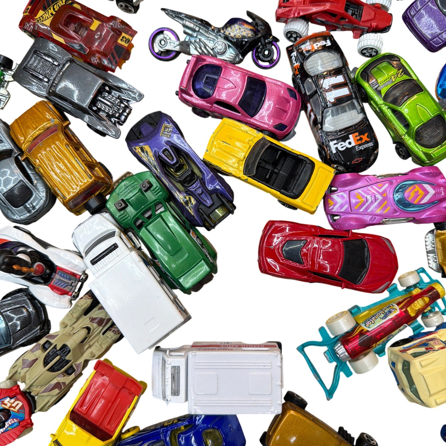 5+ lb Mixed Diecast Toy Cars Lot Random Bag Hot Wheels/Matchbox Style