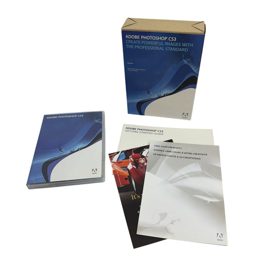 Adobe Photoshop CS3 for Windows Upgrade Version Boxed DVD with Manuals