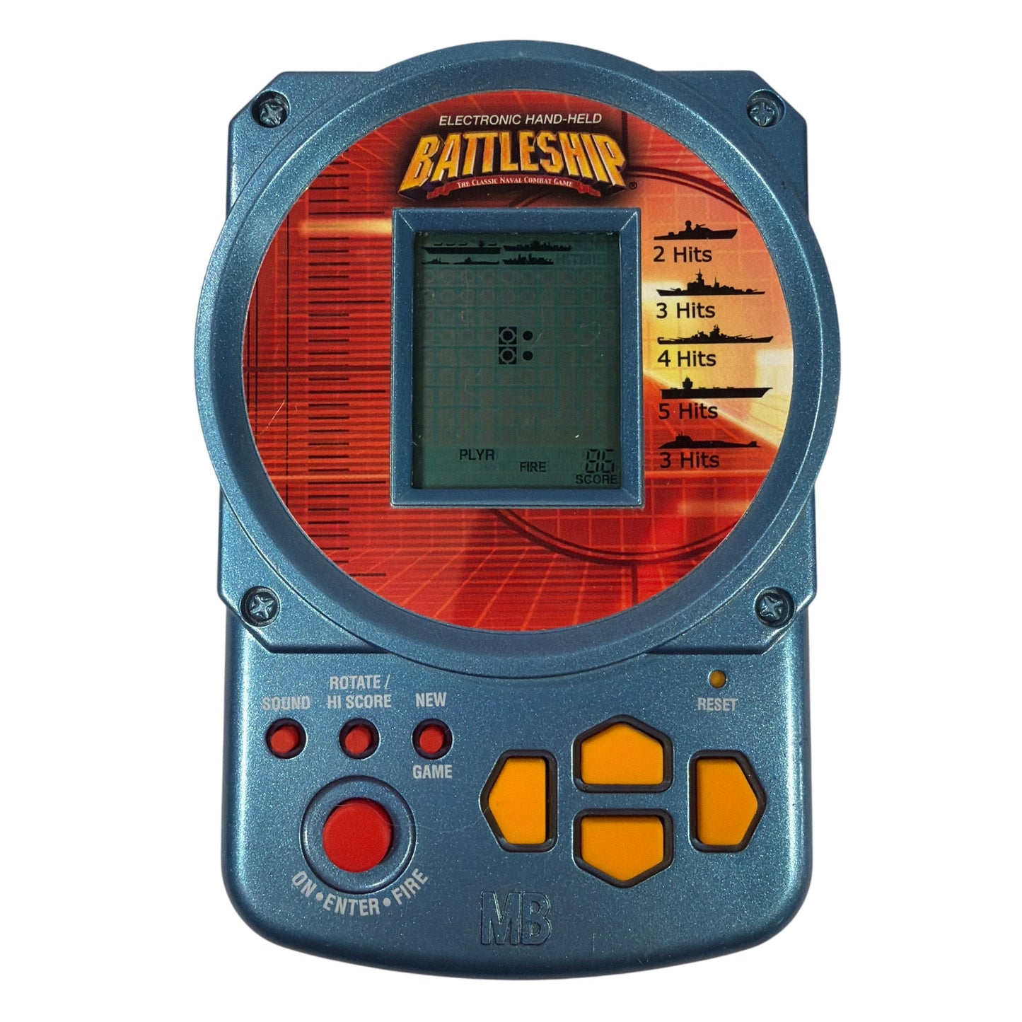 Hasbro MB Electronic Hand-Held Battleship Game 04633 Tested Working