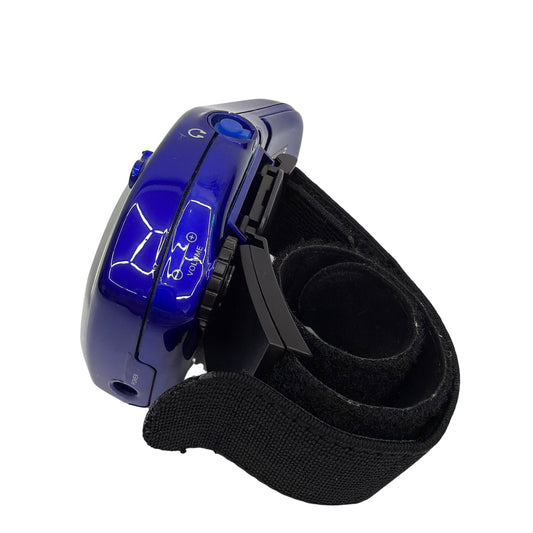 Emerson HR2227BL AM/FM Armband Radio Blue Tested Working Missing Power Button