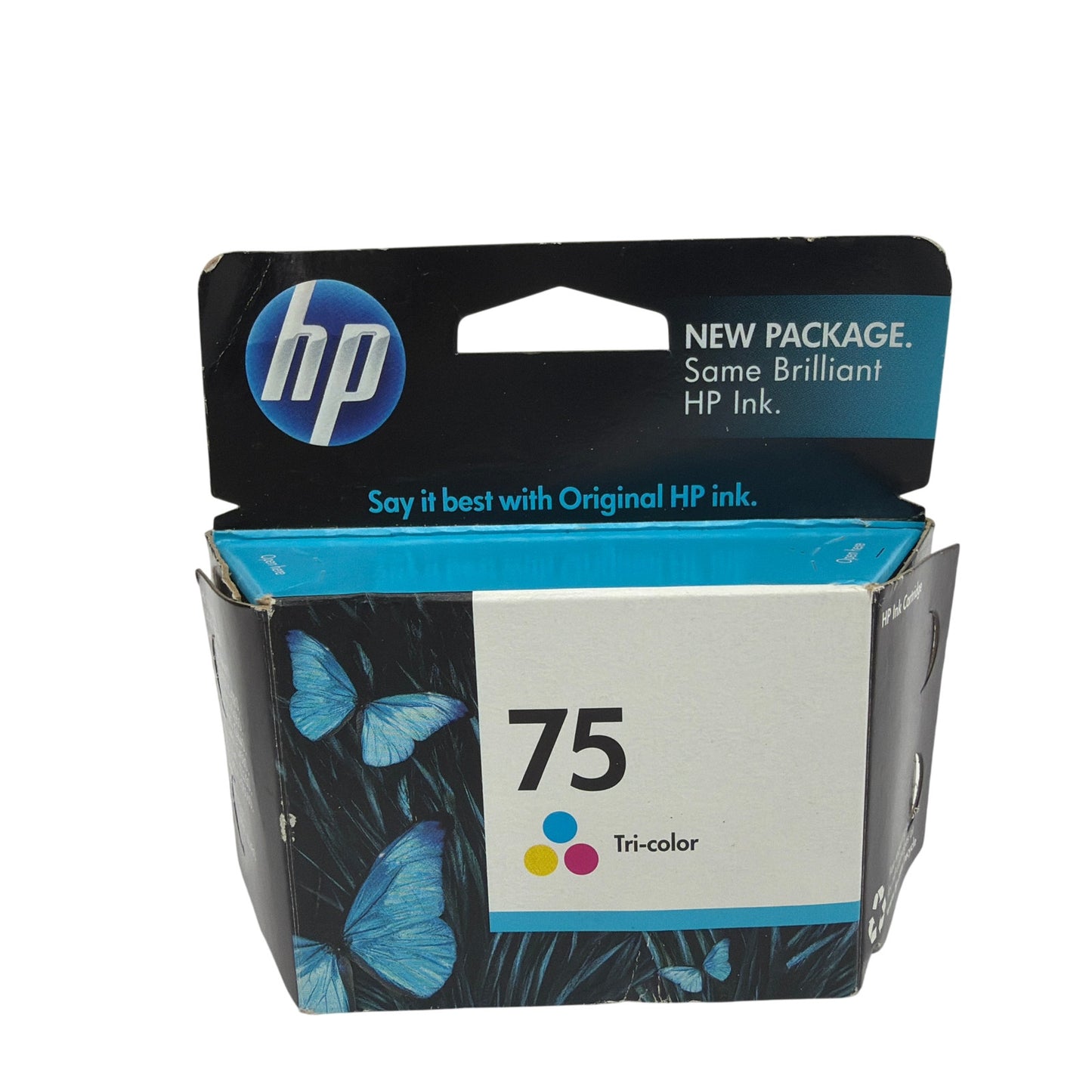 HP 75 Tri-Color Ink Cartridge CB337WN Option 140 Genuine OEM Sealed Expired