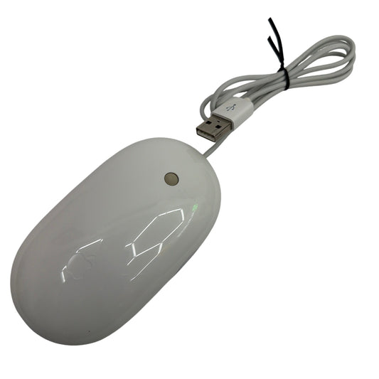 Apple Mighty Mouse A1152 Wired USB Optical Mouse White