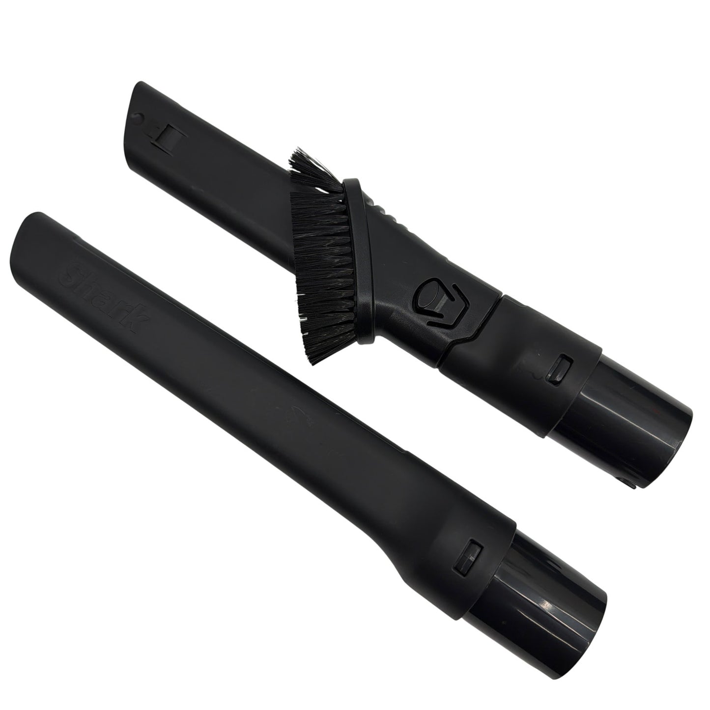 Shark Vacuum Crevice Tool & Dusting Brush Attachment Set - Black