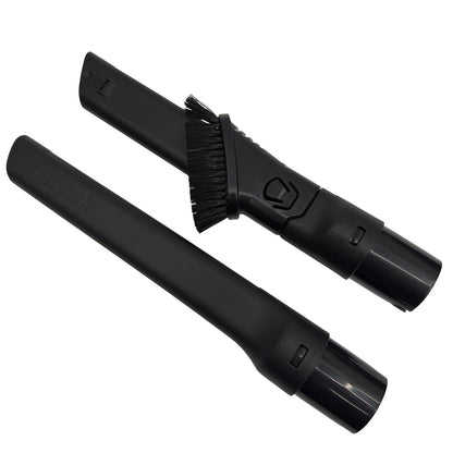 Shark Vacuum Crevice Tool & Dusting Brush Attachment Set - Black