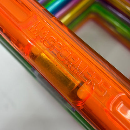 Magformers Magnetic Tiles Mixed Lot Multicolor Squares & Triangles