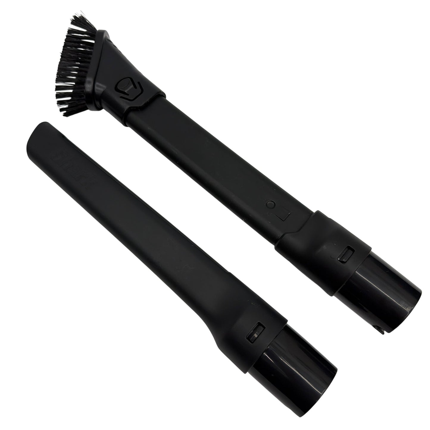 Shark Vacuum Crevice Tool & Dusting Brush Attachment Set - Black