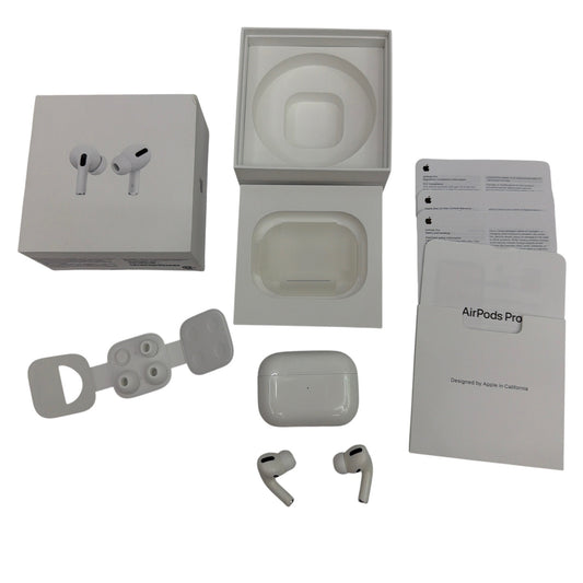 Apple AirPods Pro (1st Gen) A2190 w/ Case & Tips - Right ANC Fault - For Parts