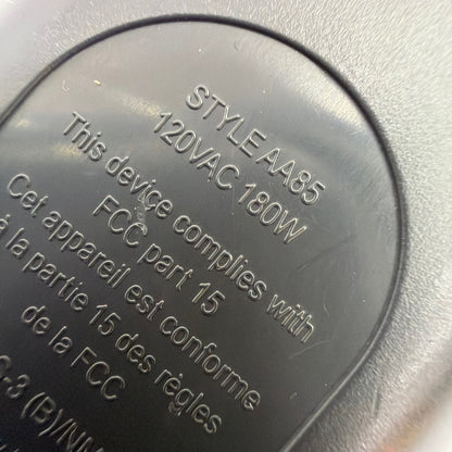 Sunbeam Style AA85 Heated Blanket/Throw Controller Power Cord 3-Prong 120VAC 180