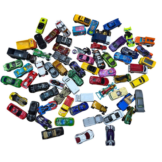 5+ lb Mixed Diecast Toy Cars Lot Random Bag Hot Wheels/Matchbox Style