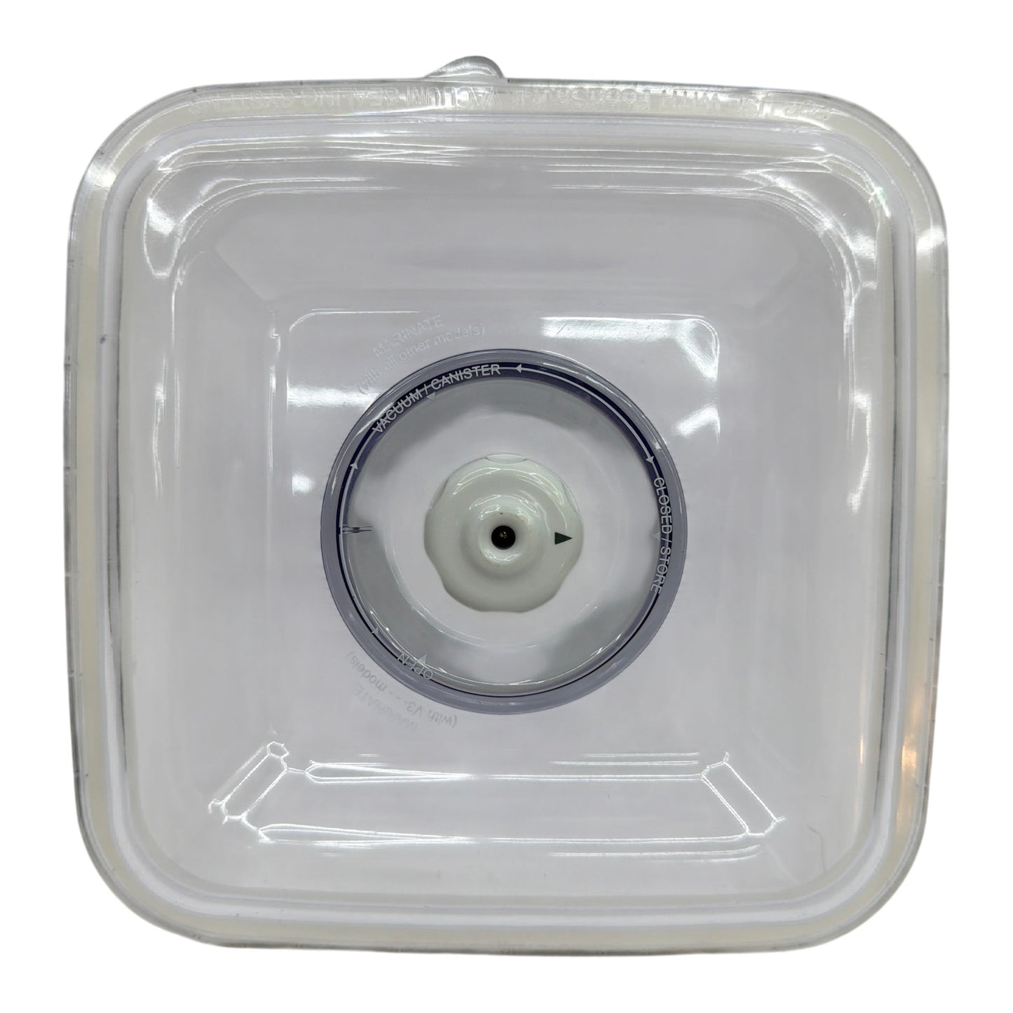 FoodSaver Quick Marinator 2.25 Qt Square Canister Replacement Lid Only