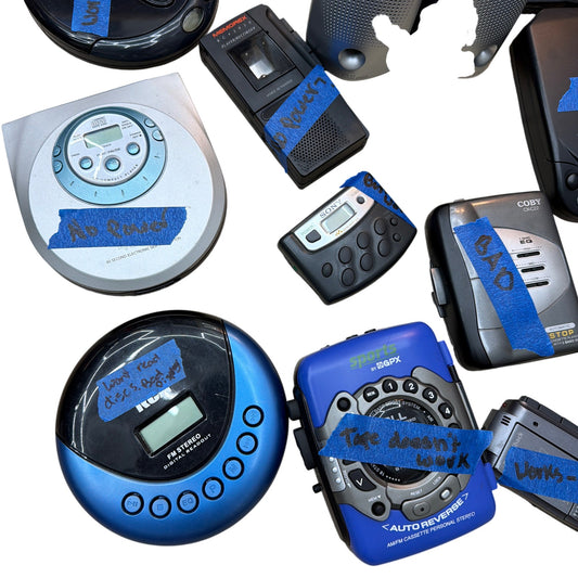 Mixed Lot Portable Audio Devices CD Players Cassette Players Sony Philips RCA
