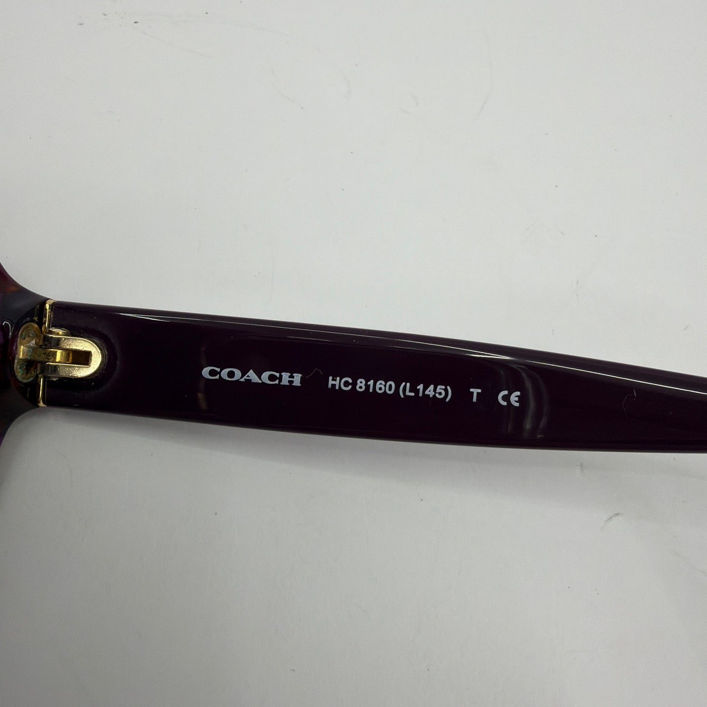 Coach HC8160 L145 Purple Confetti/Purple 56-17-135 Sunglasses Frame Only