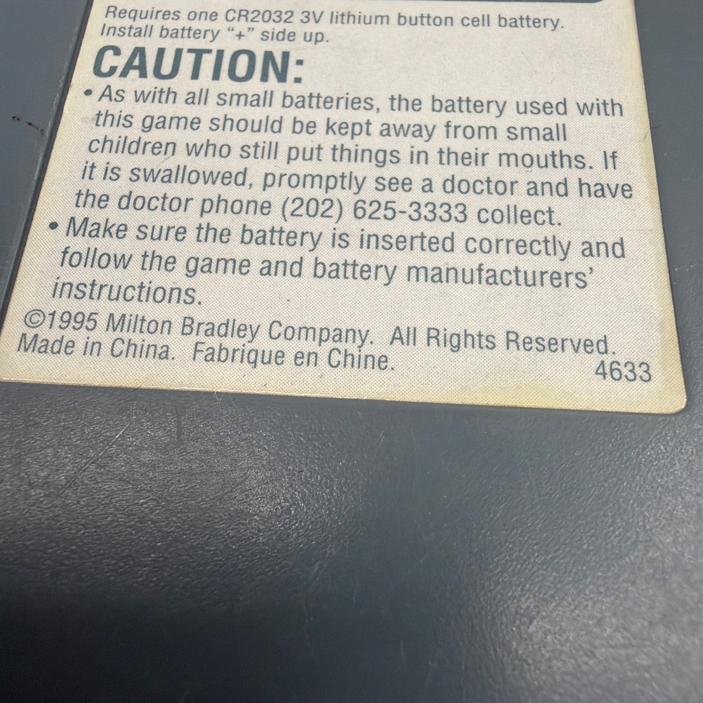 Milton Bradley Electronic Hand-Held Battleship LCD Game 4633 1995 Tested Working