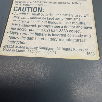 Milton Bradley Electronic Hand-Held Battleship LCD Game 4633 1995 Tested Working