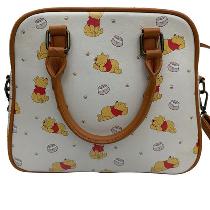 Disney Loungefly Winnie the Pooh Cream Tan Satchel Crossbody Bag