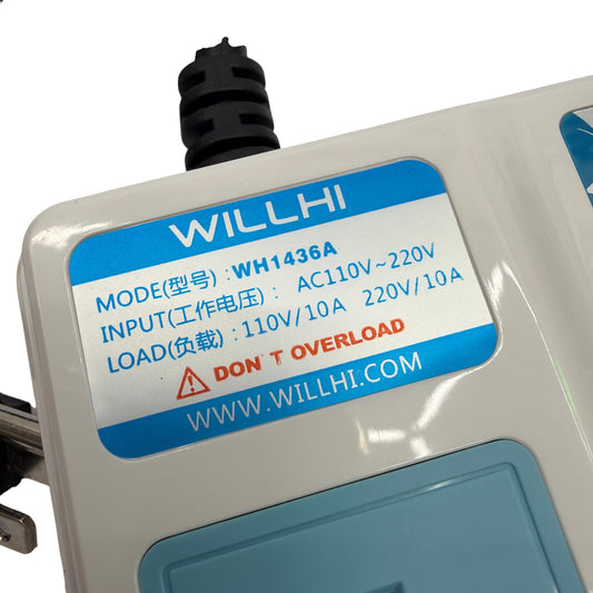 WILLHI WH1436A Digital Temperature Controller 110V-220V 10A Tested No Probe