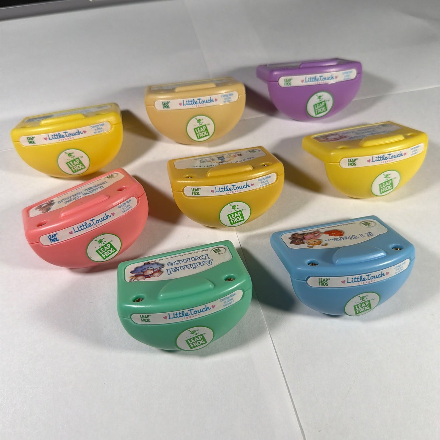 LeapFrog LittleTouch Library Cartridges Lot of 8 Animal World Wild Things Little