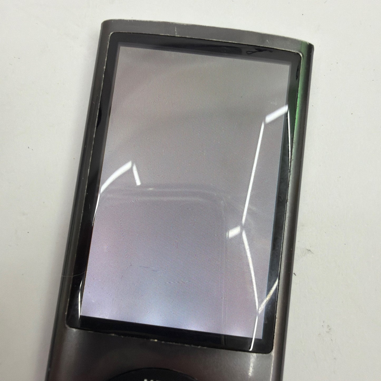 Apple iPod nano 5th Gen A1320 Gray For Parts Repair White Screen