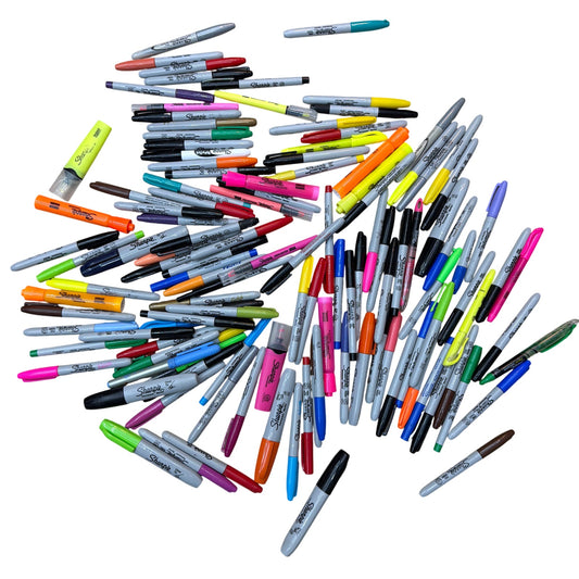 Sharpie Marker and Highlighter Mixed Lot 2.5+ lb Assorted Colors