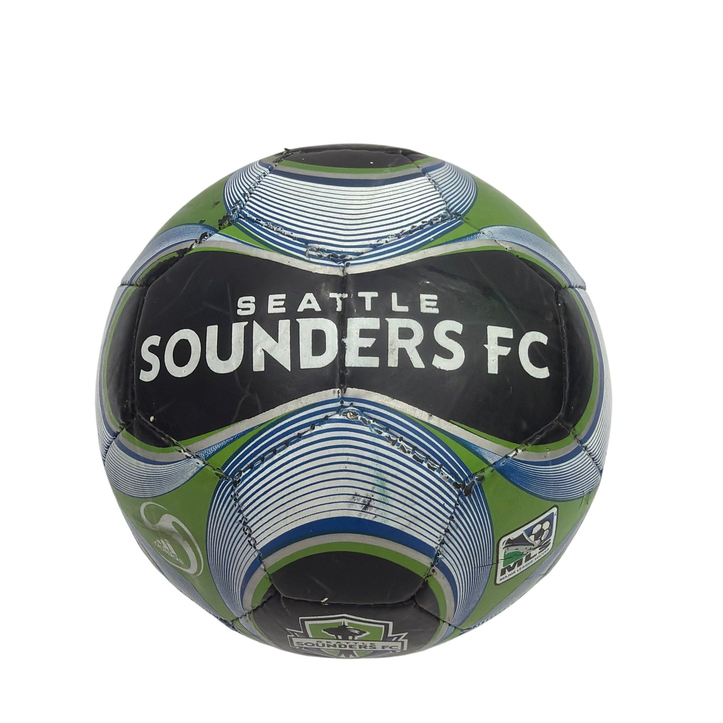 Adidas Seattle Sounders FC MLS Mini Soccer Ball Size 1 Green Blue Black