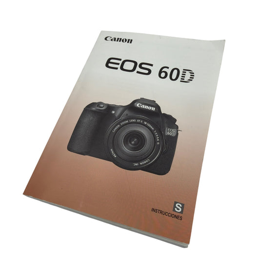 Canon EOS 60D Instruction Manual Spanish Edition