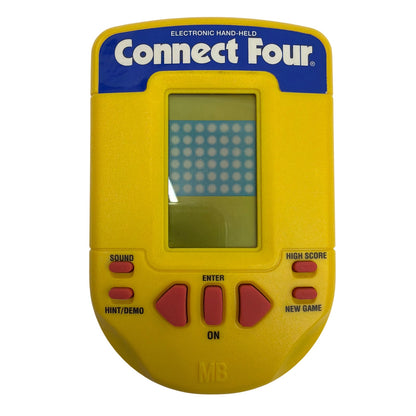 Milton Bradley Connect Four Electronic Handheld Game 1995 Model 4634 Tested