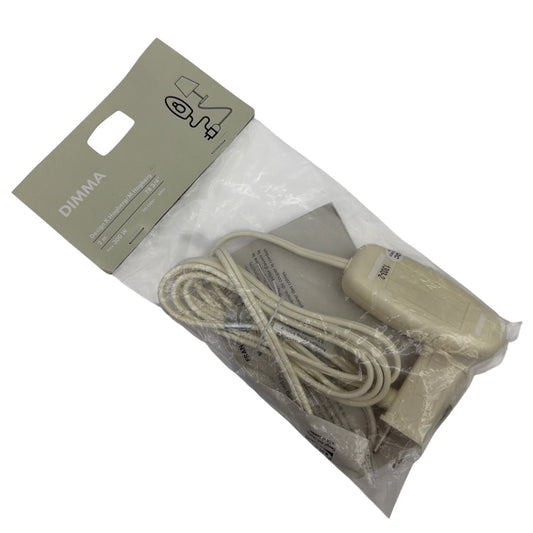 IKEA DIMMA Cord Dimmer Switch 100.631.48 White 2m New Sealed