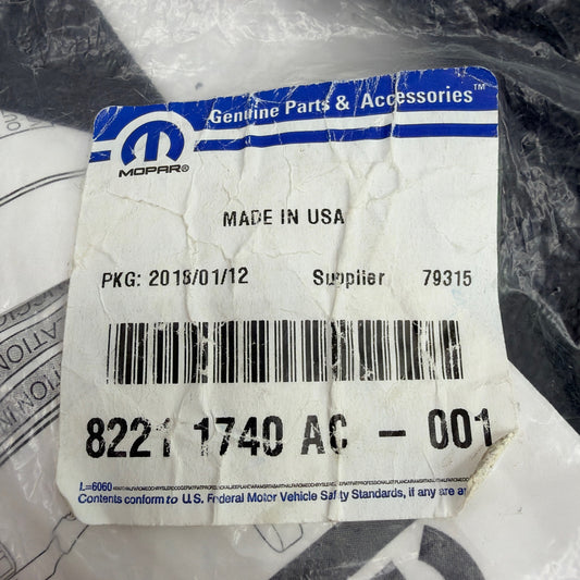 Mopar 82211740AC Jeep Wrangler Roll Bar Grab Handles Pair Black